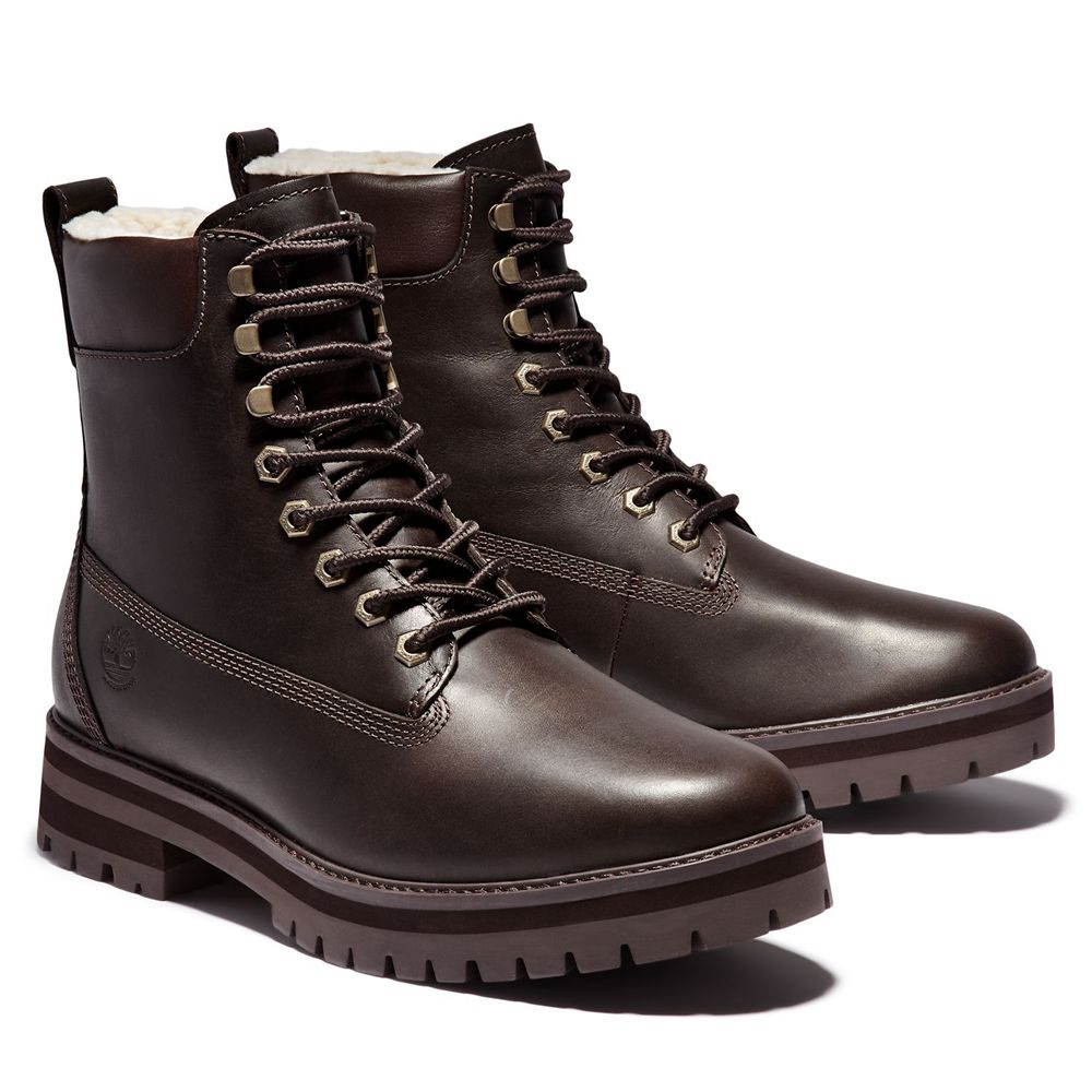 Botas de Invierno Timberland Hombre Courma Guy Waterproof Marrones Oscuro - Chile KQL-032895